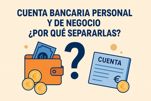 La manía de mezclar cuenta profesional con personal en los autónomos.