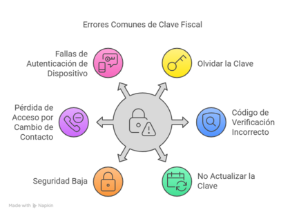 Errores comunes al operar con la clave fiscal