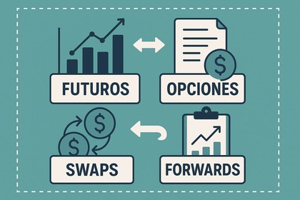 Derivados financieros en Chile: diferencias entre Futuros, Forwards, Swaps y Opciones