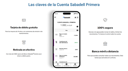 cuenta primera de banco sabadell