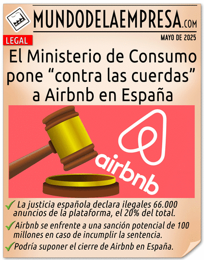El Ministerio de Consumo pone contra las cuerdas a Airbnb en España