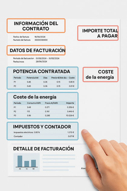 ✅ Cómo leer la factura de la luz en 2025 y entender qué estás pagando