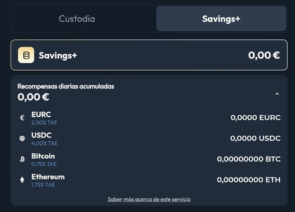 Programa criptan savings