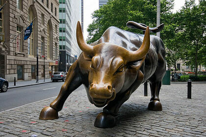 imagen de la escultura del toro de wall street imagen de la escultura del toro de wall street