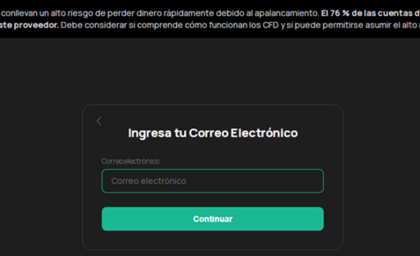 Ingreso Correo electrónico