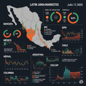 Resumen de los mercados bursátiles de América Latina