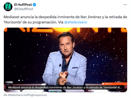 La falsa cancelación de "Horizonte" de Iker Jiménez en Cuatro - MARKETING