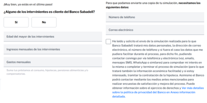 captura del simulador de hipoteca banco sabadell captura del simulador de hipoteca banco sabadell