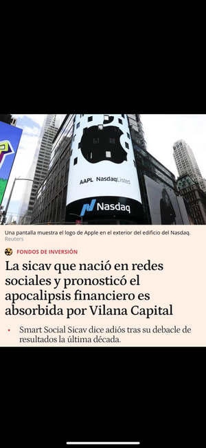 Adiós Antoni cierra al salir. El fin de la Smart Social Sicav.