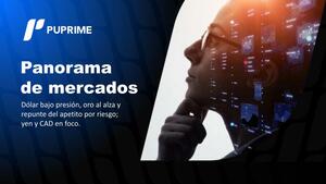 Panorama de mercados: dólar bajo presión, oro al alza y repunte del apetito por riesgo; yen y CAD en foco