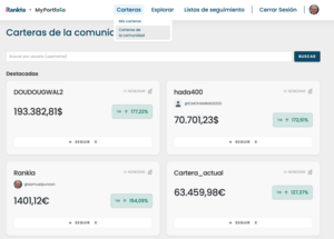 MyPortfolio: seguir carteras