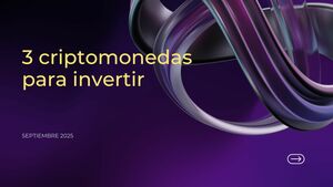 3 criptomonedas prometedoras para invertir en septiembre