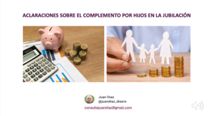 Complementos por hijos en la Jubilación