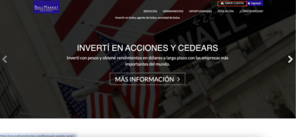 Página web Bull Market Brokers