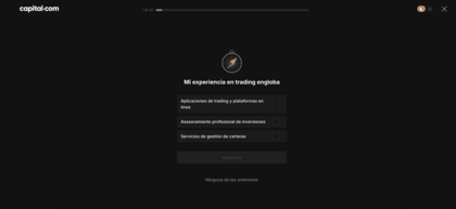 Cuestionario trading Capital.com