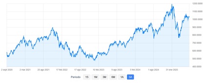 Evolución del fondo en 5 años