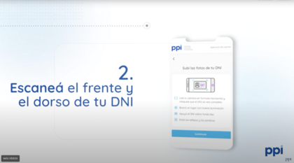 Detalle de cómo verificar tu identidad en PPI