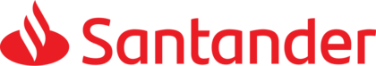 logo de Banco Santander como uno de los bancos que dan mas intereses