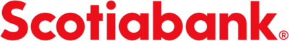 Logo de la Cuenta digital de Scotiabank en letras color rojo