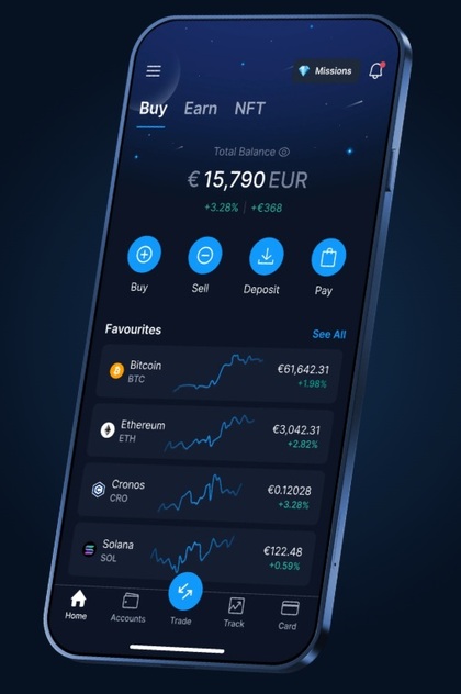 ¿Cómo funciona la app de criptomonedas de Crypto.com?