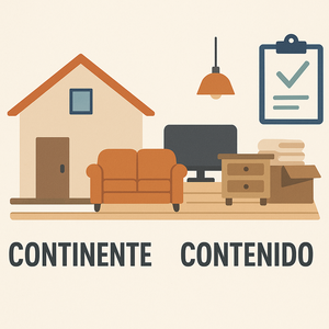 Qué es el continente y el contenido en un seguro de hogar