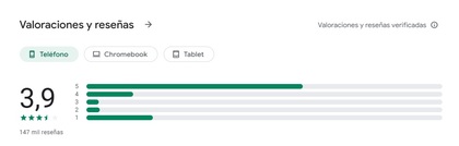 Opiniones de eToro en Google Play Store