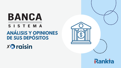 Imagen de Banca Sistema con análisis y opiniones de sus depósitos a plazo fijo disponibles en España a través de Raisin Imagen de Banca Sistema con análisis y opiniones de sus depósitos a plazo fijo disponibles en España a través de Raisin