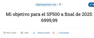 Análisis técnico. Semana 6-10 octubre. Todo sigue su curso hacia el 6999,99