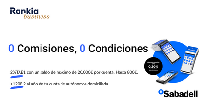 Cuenta Sabadell Autónomos