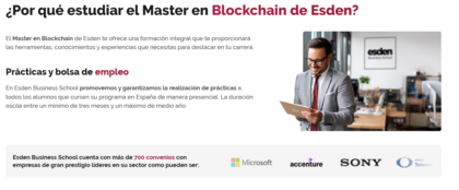 Máster en Blockchain — Esden Business School