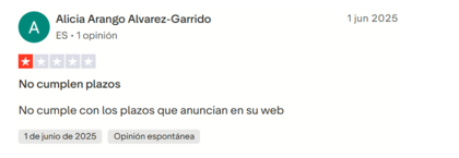 Opinión negativa sobre CBRE