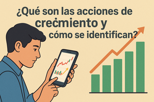 ¿Qué son las acciones de crecimiento y cómo se identifican?
