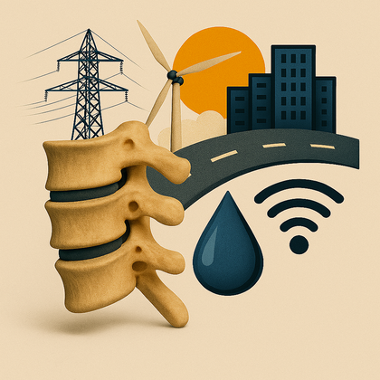 La columna vertebral que sostiene nuestra vida moderna