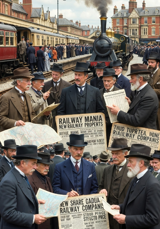 La Railway Mania: La gran burbuja especulativa británica de los años 1840