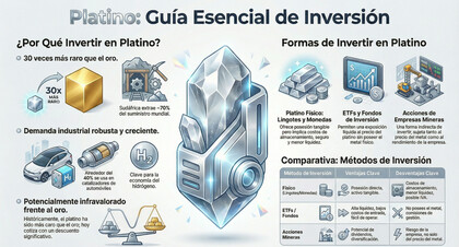¿Cómo invertir en platino desde España? | Guía desde cero
