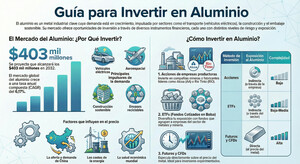 Guía para invertir en aluminio desde España [2026] con acciones, ETFs y derivados