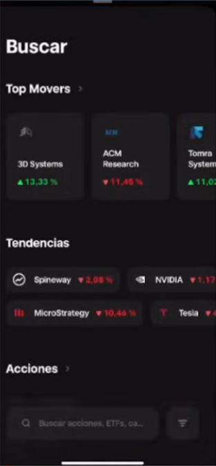 Busca el activo para rebalancear la cartera