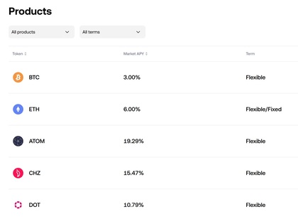 Programa de staking de OKX