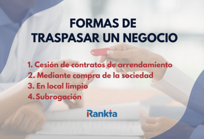 Formas de traspasar un negocio: cesión de contratos, compra de sociedad, local propio y subrogación