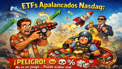 ETFs Apalancados del Nasdaq: por qué puedes perder dinero aunque el índice suba