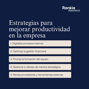 Claves para mejorar la productividad en tu empresa en 2026