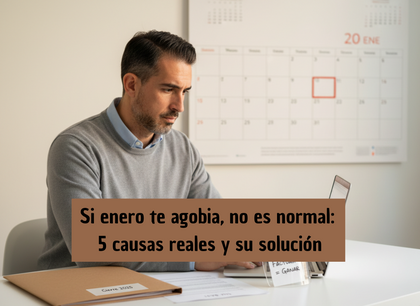 Si enero te agobia, no es normal: 5 causas reales y su solución