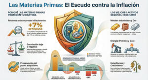 Materias primas como cobertura contra la inflación: ¿refugio real frente al IPC y la inflación de activos?