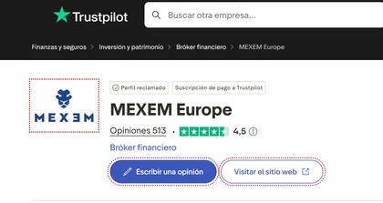 Mexem opiniones en Trustpilot