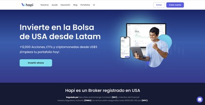 Página principal Web Hapi