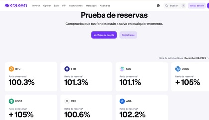 Informe Proof of Reserves de Kraken