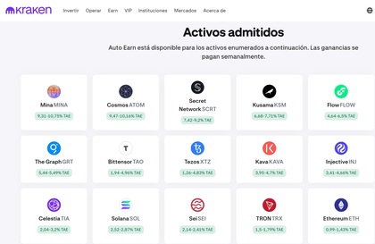Programa de staking de Kraken