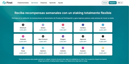 Programa de staking de Finst