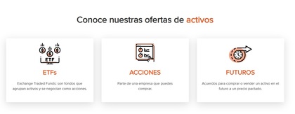 Activos para invertir en el Broker de Banco Big