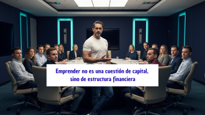 Emprender no es una cuestión de capital, sino de estructura financiera